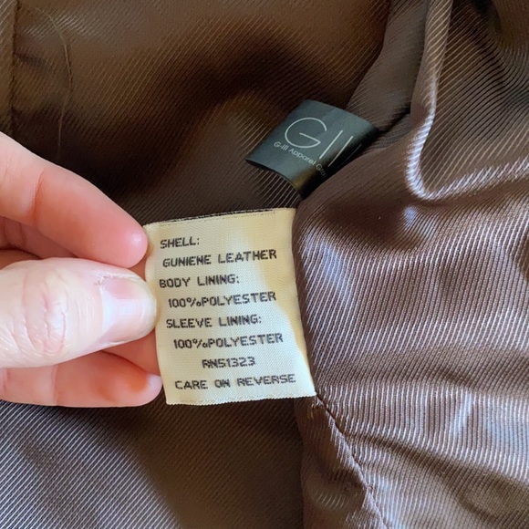 Kenneth Cole genuine leather jacket - Picture 5 of 8